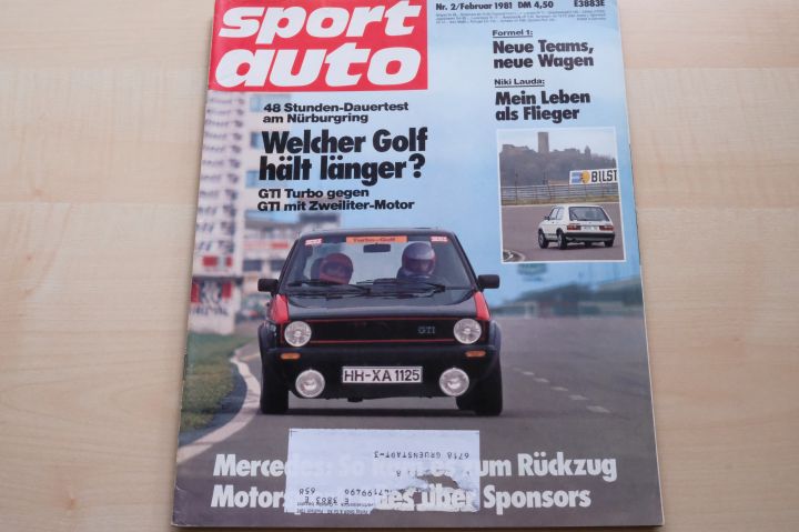 Deckblatt Sport Auto (02/1981)
